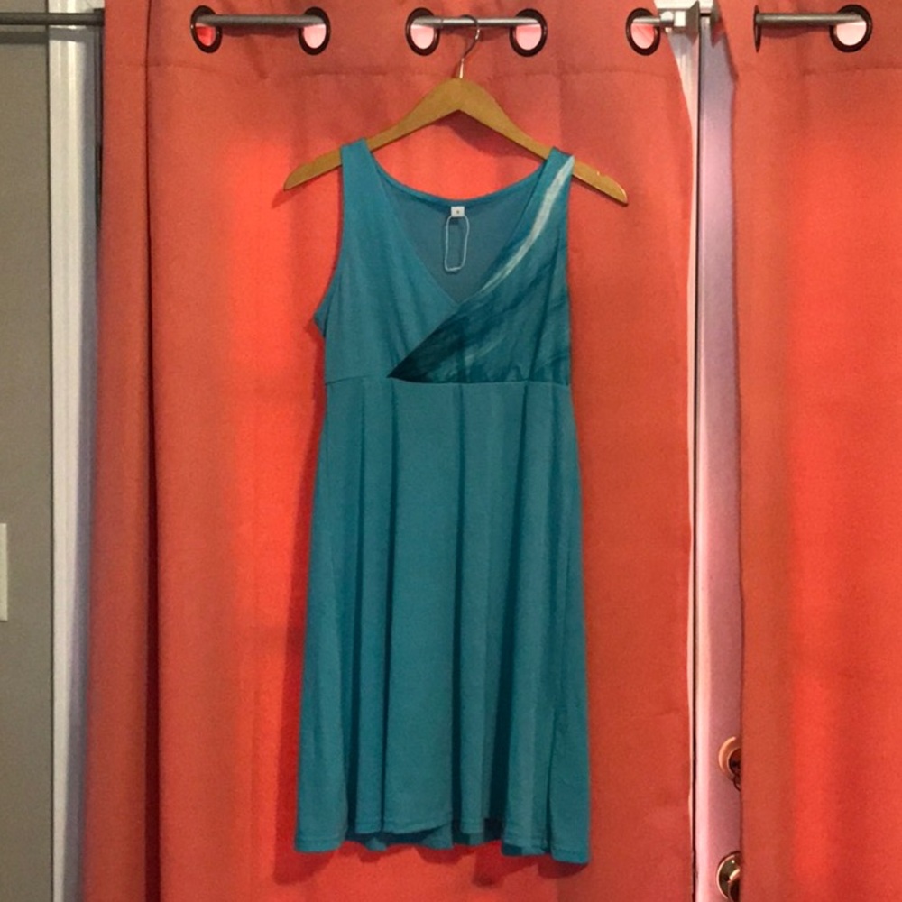 Size small teal dress.